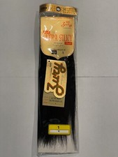 2Packs of Zury 100 Human Hair Weaving Ultra Silky 10 inch color 1