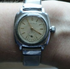 Antique Rolex Oyster Extra Prima cushion men wristwatch rare unusual collectible