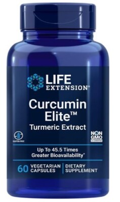 Life Extension Curcumin Elite Turmeric Extract Anti Inflammatory 60 Veg Capsules