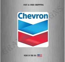 CHEVRON GAS OIL DECAL STICKER USA MADE TRUCK CAR WINDOW WALL CAR WATER RESISTANT