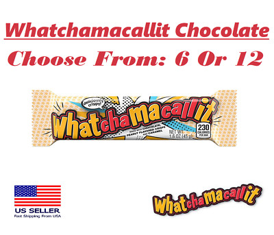 Hershey's WHATCHAMACALLIT Chocolate Caramel Peanut Candy, 1.6 Oz - 6, 12, 18, 24
