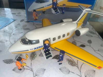 Playmobil Aeroline 3352 PLAYMOBIL 3185 – Avion Jet Et Aéroport