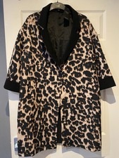 Joanna Hope Leapard Print Jacket Size 16
