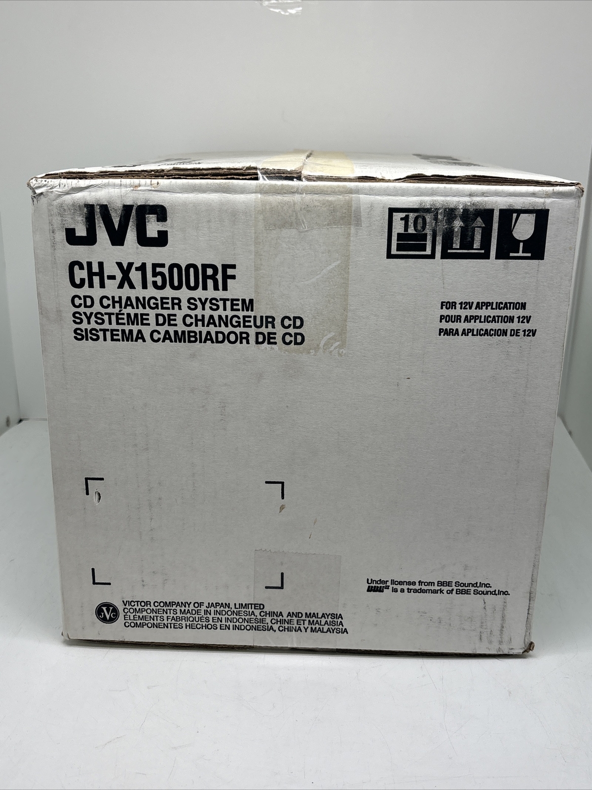 JVC CHX1500RF X1500 12disc Addon FM CD/MP3 Changer Open Box Unused New eBay