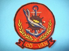 VIETNAM WAR PATCH, US NAVY EOD ADVISOR " CO VAN "