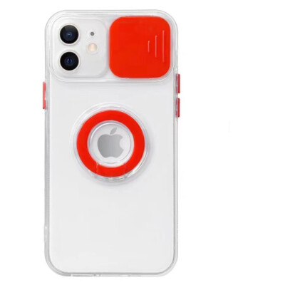 For iPhone 8 11 7 12 Mobile Phone Protective Case Finger Ring Bracket New