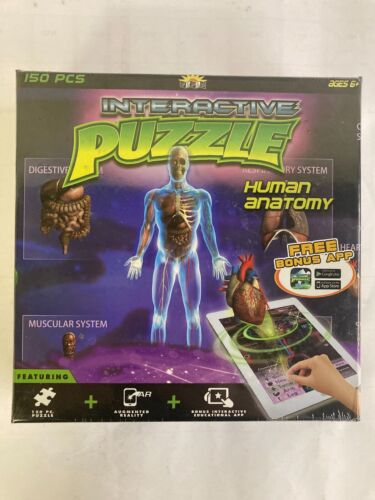 Interactive Puzzle Game HUMAN ANATHOMY 2013 PLAY ON PHONE OR TABLET Popar - Picture 1 of 6