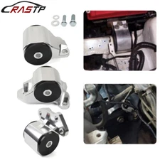 Fit For Eg EH/DC D15/D16 B16/B18 Swap Motor Chrome 2 Bolt Engine Mount Kit