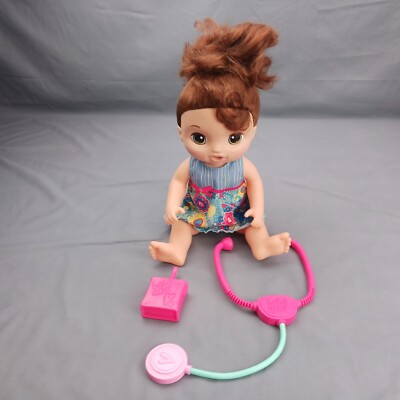 Hasbro Baby Alive Interactive Doll Plus Accessories Tested Working #C0958