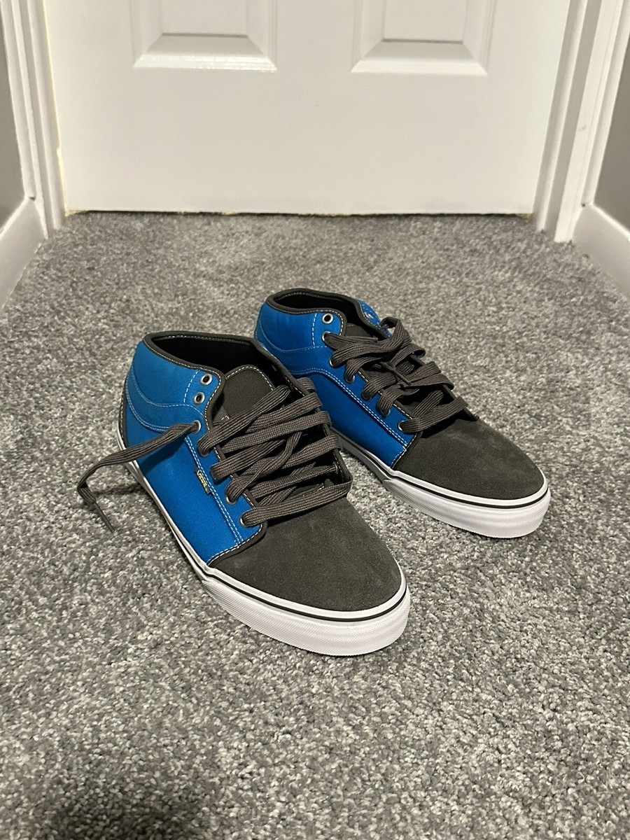 Vans Mid Chukka Skate Skateboard Shoe Mens 12 Blue Gray Grey  display picture 2