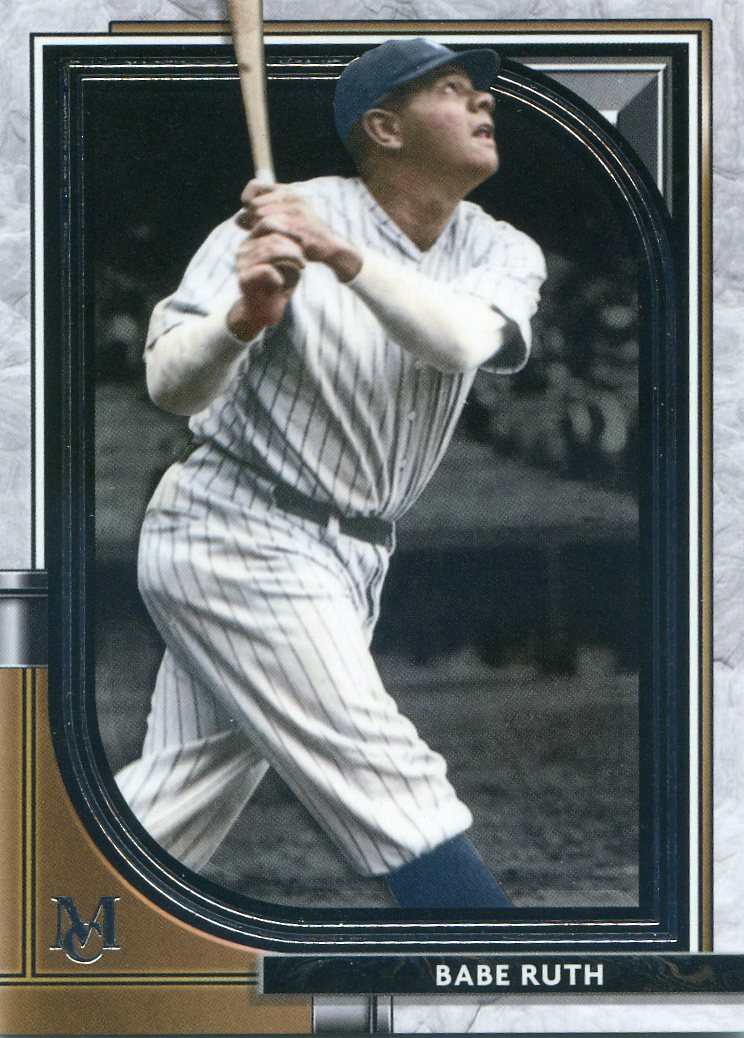 Babe Ruth ニューヨーク ベーブルース 2021 Topps Museum Baseball BABE RUTH Base Card No 21 NEW YORK