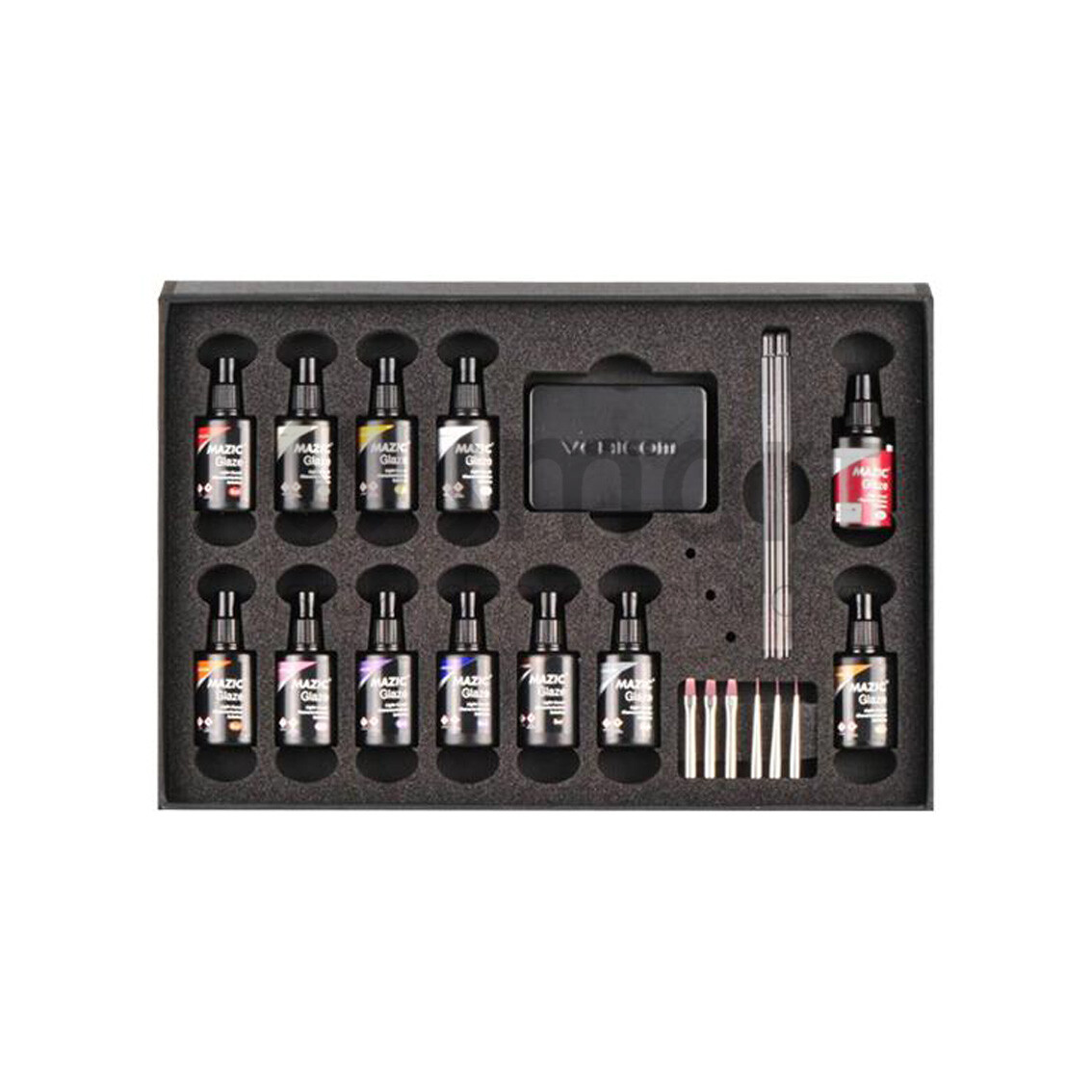 Dental acrylic composite LC shade color liquid Mazic Glaze