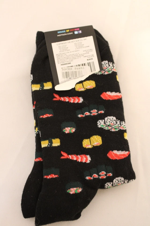 Calcetín pantalón de algodón de sushi originales Hot Sox para mujer Foto 2 de 3