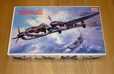 Academy Minicraft 1/48 scale Lockheed P-38E Lightning - plane kit