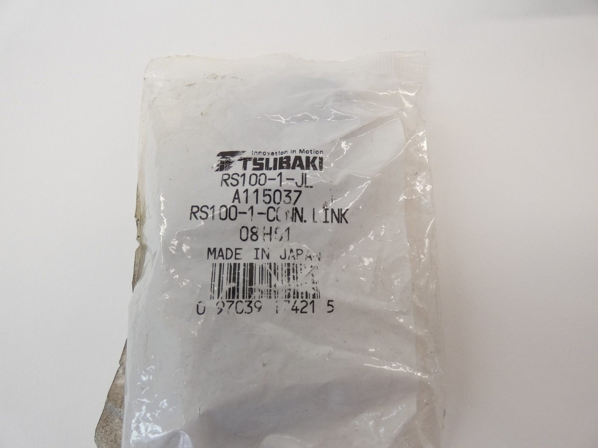 Lot of 3* Tsubaki RS100-1-JL Connector Link - NEW Surplus! | eBay