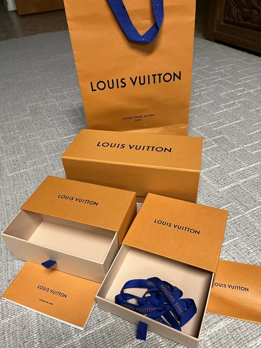 Authentic Louis Vuitton Box with Paper Bag and Magazines