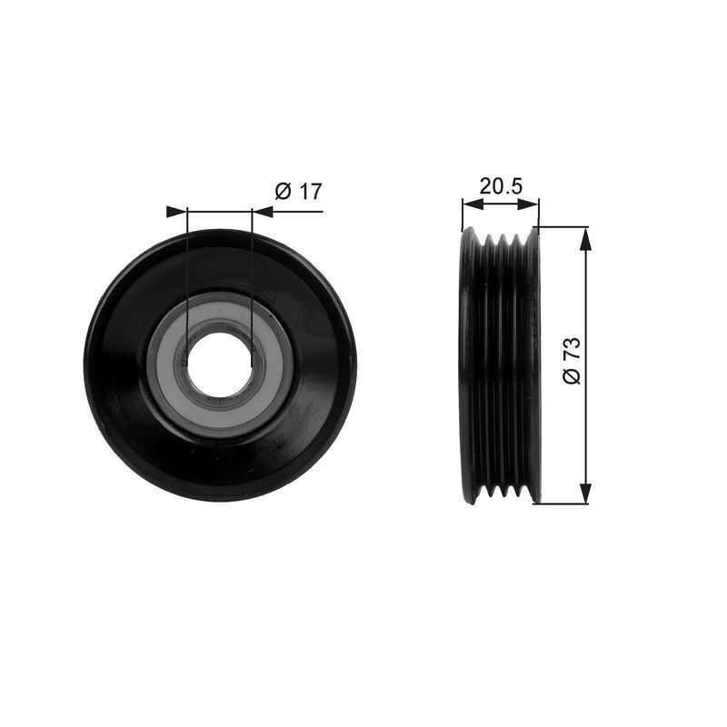 Aux Belt Tensioner fits SUBARU IMPREZA 2.5 01 to 14 Drive V-Ribbed Gates Quality - Image 11
