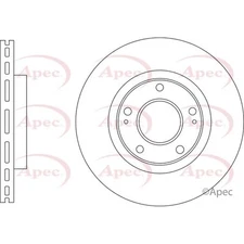 Apec Front Brake Disc DSK3383 - OE High Quality Precision Engineered Part