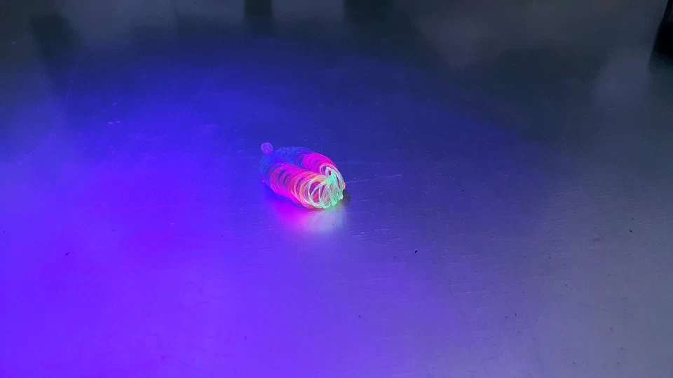 Regenbogen Armband Pride Rainbow bracelett neon Tattoo Choker Schwarzlicht UV - Bild 4 von 4