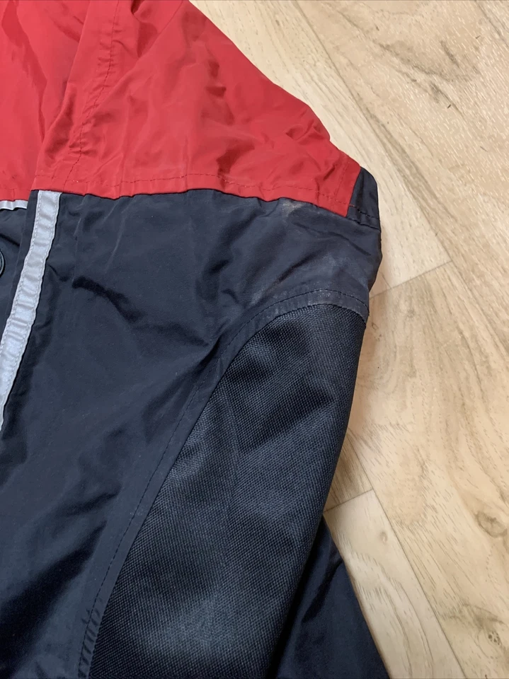 VTG Race Face Technical Togs Long Sleeve Jacket Windbreaker Bike XL Black/Red - Image 2 of 4