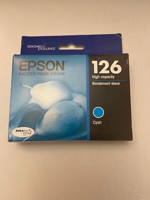Epson Exceed Your Vision (T126220) 126 High Capacity Cyan Color Ink **EXPIRED**