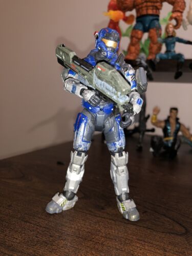 Halo Reach Noble Team Carter-A25 Mcfarlane Toys Action Figure Blue - Picture 1 of 4
