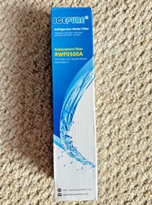 New And Sealed ICEPURE Refrigerator Water Filter Replacement RWF0500A-S