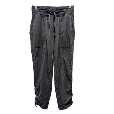 Lululemon Beyond the Studio Jogger Women 4 Grey Excellent Pinstripe LW6CDQS