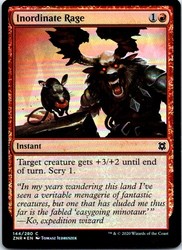 Inordinate Rage 144/280 Foil Common Zendikar Rising