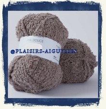 10 pelotes de laine PHIL DOUCE taupe NEUVES