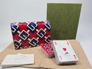 Gucci Demetra Geometric G double jeu de cartes étui 121200885