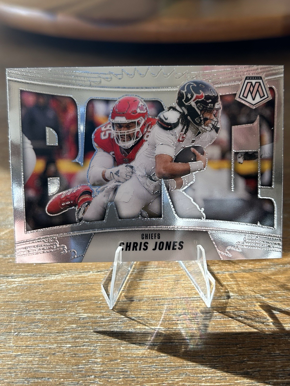 2025 Panini Mosaic - Bang! Chris Jones #8