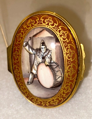 Enrico Caruso Pillbox / Halcyon Days Enamels / Metropolitan Opera
