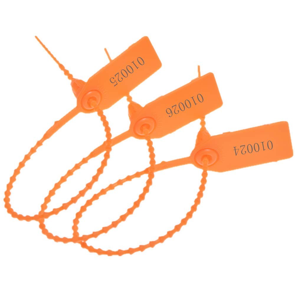 Plastic Security Seals 9.84“ Tamper Proof Self Locking Security Tags Pull-Tit...