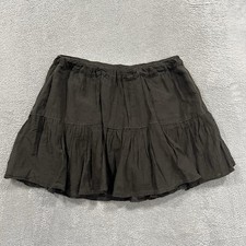 Abercrombie  Fitch Mini Skirt Women L Blackish Boho Y2K Cool Girl