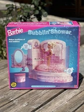 Barbie Shower Bath Spa Bubblin Bubble Motorized Like Sweet Roses Pink Magic 4809