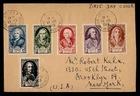 DR WHO 1949 FRANCE FDC PORTRAIT R81267