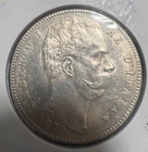 5 LIRE 1879 UMBERTO I KINGS OF ITALY SILVER SILVER BB