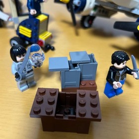 LEGO 7628 Peril in Peru 7620 Indiana Jones Motorcycle Chase Set without Box