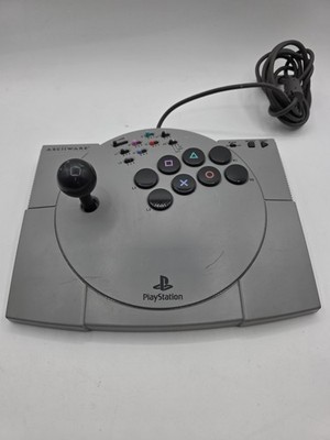 Asciiware Ascii Stick PlayStation 1 PS1 Arcade Joystick Controller Tested Works