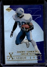 1999 Collector's Edge Masters Barry Sanders Excalibur #/5000 Lions