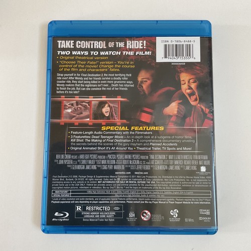 Final Destination 3 Blu-ray Red Cover Variant RARE - Picture 2 of 3