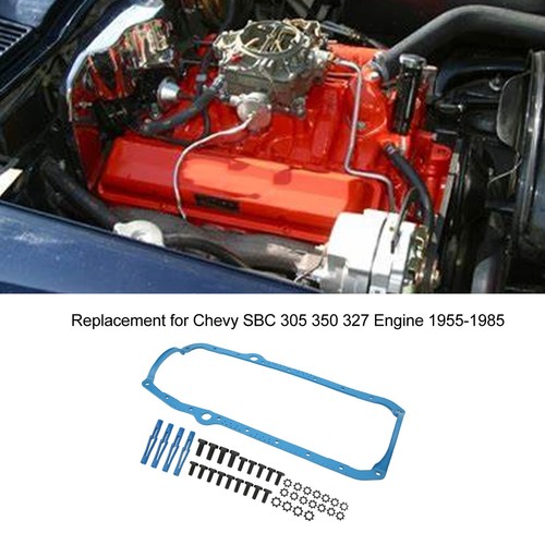 /Set guarnizioni coppa olio motore con nucleo in acciaio OS34510T per motore 305 350 327 - Foto 17 di 22