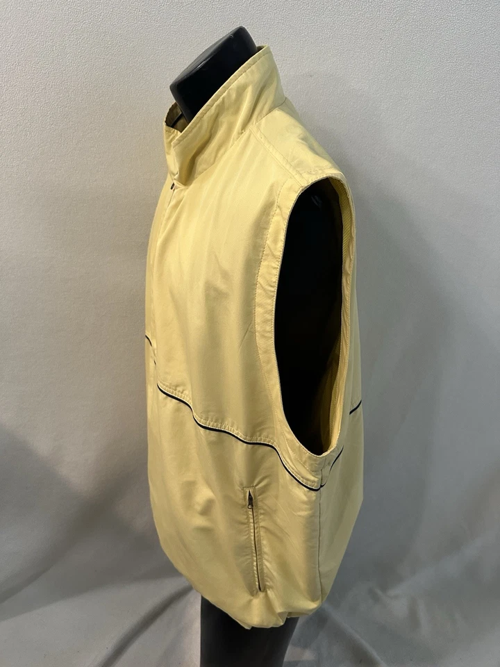 Chaleco de Playa Pebble Para Hombre XL Cremallera Completa Bordado Golf Sin Mangas Malla Forrado Usado en Excelente Condición Foto 2 de 4