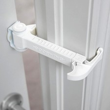 Portable Door Lock Pinch Guard. No Adhesives, Screws or Damage....