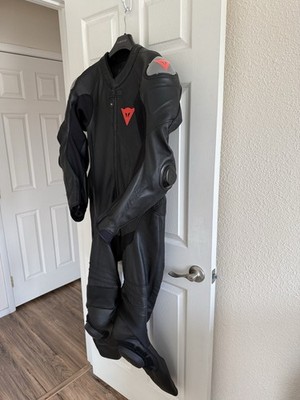 Dainese Adria Perforated Leather Racing Motorcycle Suit Size 52 | eBay