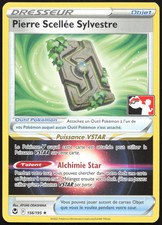 Carte Pokémon Pierre Scellée Sylvestre Stamp Ligue 156/195   Tempête Argentée FR