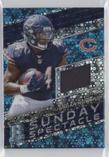 2018 Panini Spectra Sunday Spectacle Neon Blue Prizm 66/99 Jordan Howard #12 qg9