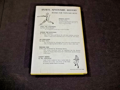 1956 Lucky Shoes Ray Millholland HC w JD Football Story Book - Picture 3 of 4
