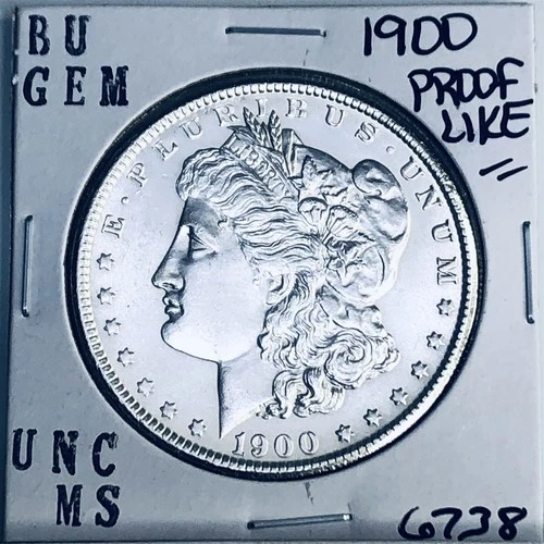 1900 BU GEM MORGAN SILVER DOLLAR UNC MS+++ U.S. MINT RARE COIN 6738
